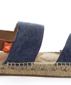 Mujer Abarca Shoes Alpargatas De Verano | Pascale Domine Marino Sandalias De Yute